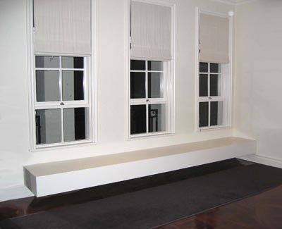 cantilevered drawer unit